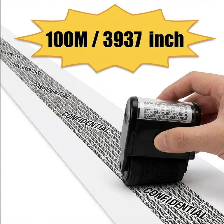 Privacy Protection Roller Stamp 100m Long-Lasting Roll